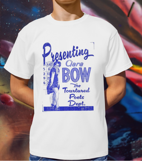 Presenting Clara Bow The Tortured Poets Dept T-Shirt