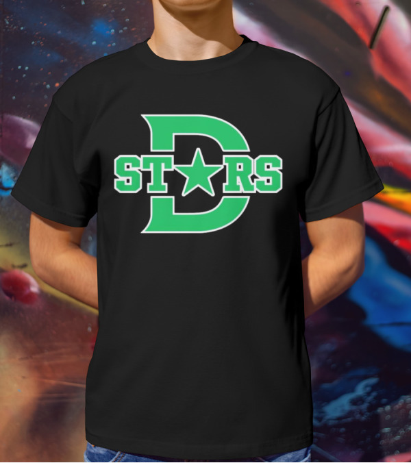 Dallas Stars NHL Hockey Team Logo ST★RS D T-Shirt