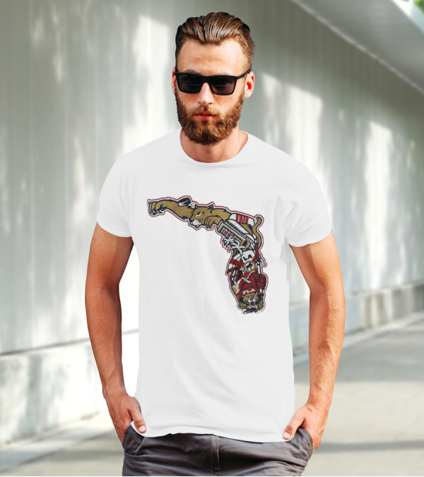 Florida Panthers Let's Hunt State Hockey T-Shirt