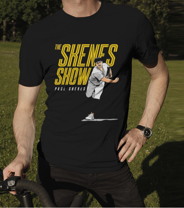 The Skenes Show Paul Skenes Pittsburgh Pirates Pitching Action T-Shirt
