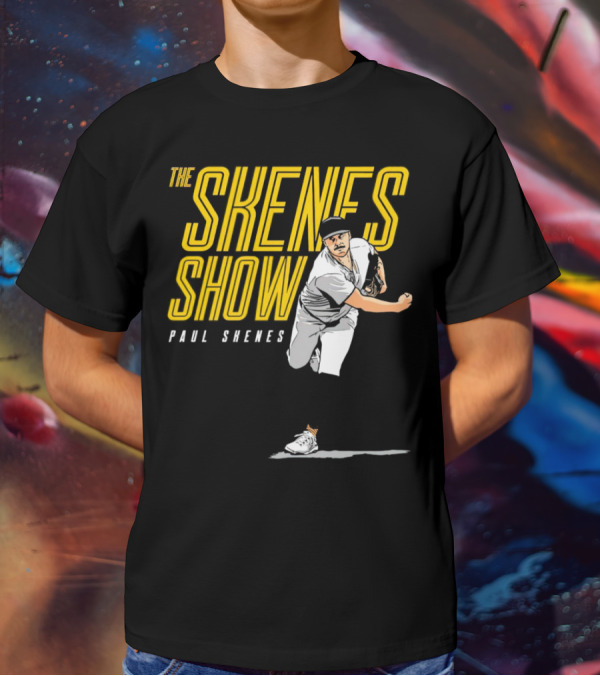 The Skenes Show Paul Skenes Pittsburgh Pirates Pitching Action T-Shirt