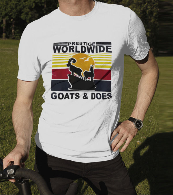 Prestige Worldwide Goats And Does Vintage Sunset T-Shirt