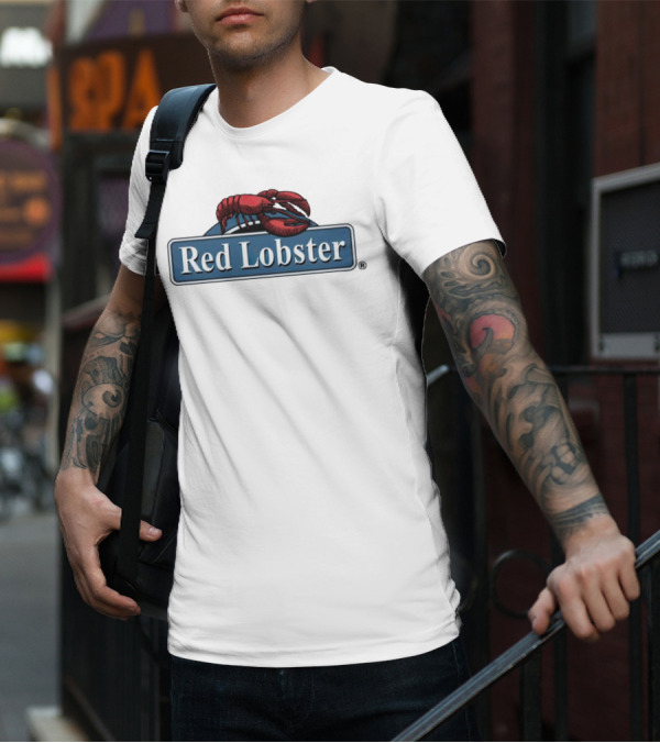 Red Lobster Seafood Restaurant Logo Emblem T-Shirt