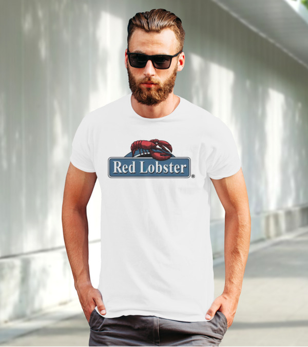 Red Lobster Seafood Restaurant Logo Emblem T-Shirt