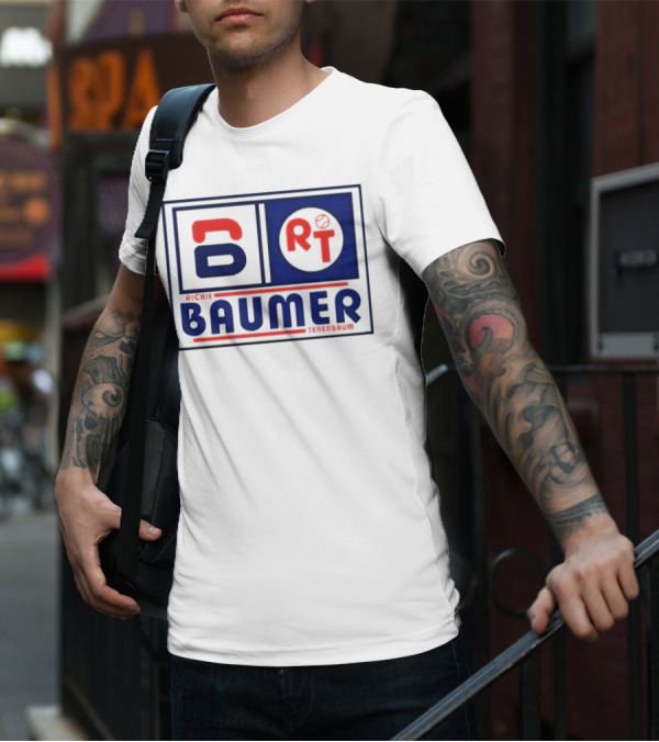 Richie Baumer Tenenbaum Tennis Emblem RT T-Shirt