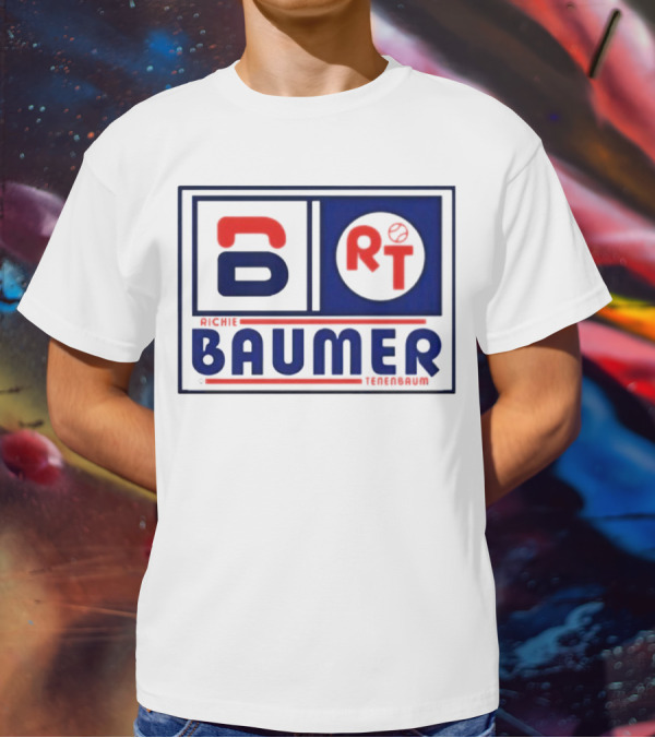 Richie Baumer Tenenbaum Tennis Emblem RT T-Shirt