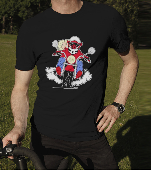 Arkansas Razorbacks Motorcycle Riding Hogs T-Shirt