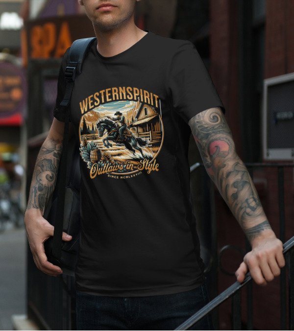 WESTERN SPIRIT OUTLAWS IN STYLE SINCE MCMLXXVIII T-Shirt
