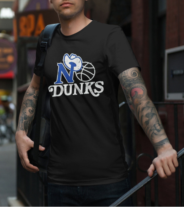 Dallas Mavericks No Dunks Cowboy Basketball T-Shirt