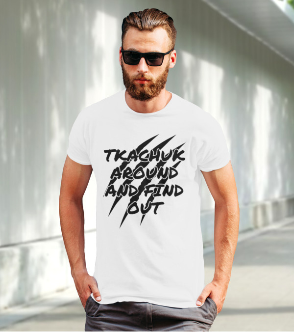 Florida Panthers Tkachuk Around And Find Out Claw Marks T-Shirt