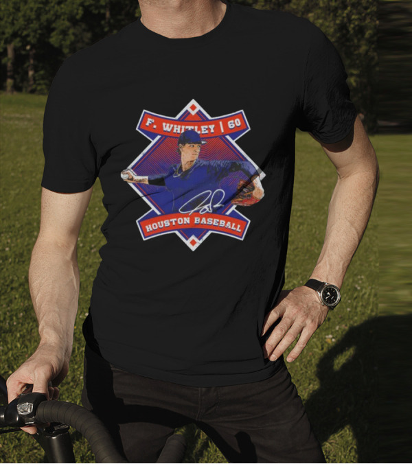 F. Whitley 60 Houston Baseball T-Shirt
