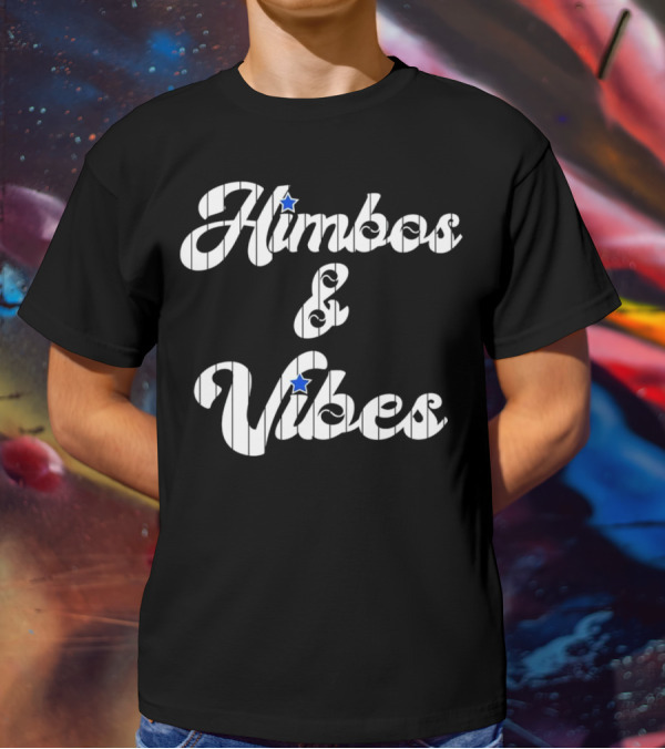 Himbos And Vibes Baseball Philadelphia Pinstripe Style With Stars T-Shirt