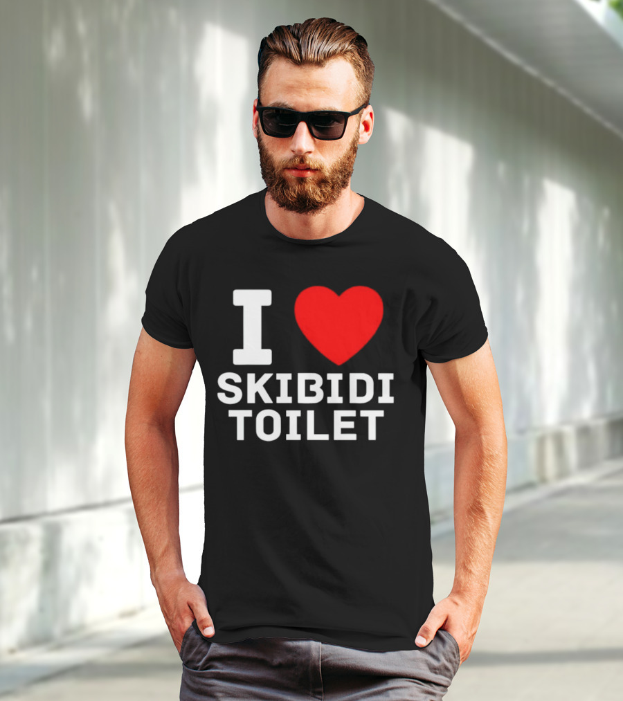 I Love Skibidi Toilet T-Shirt