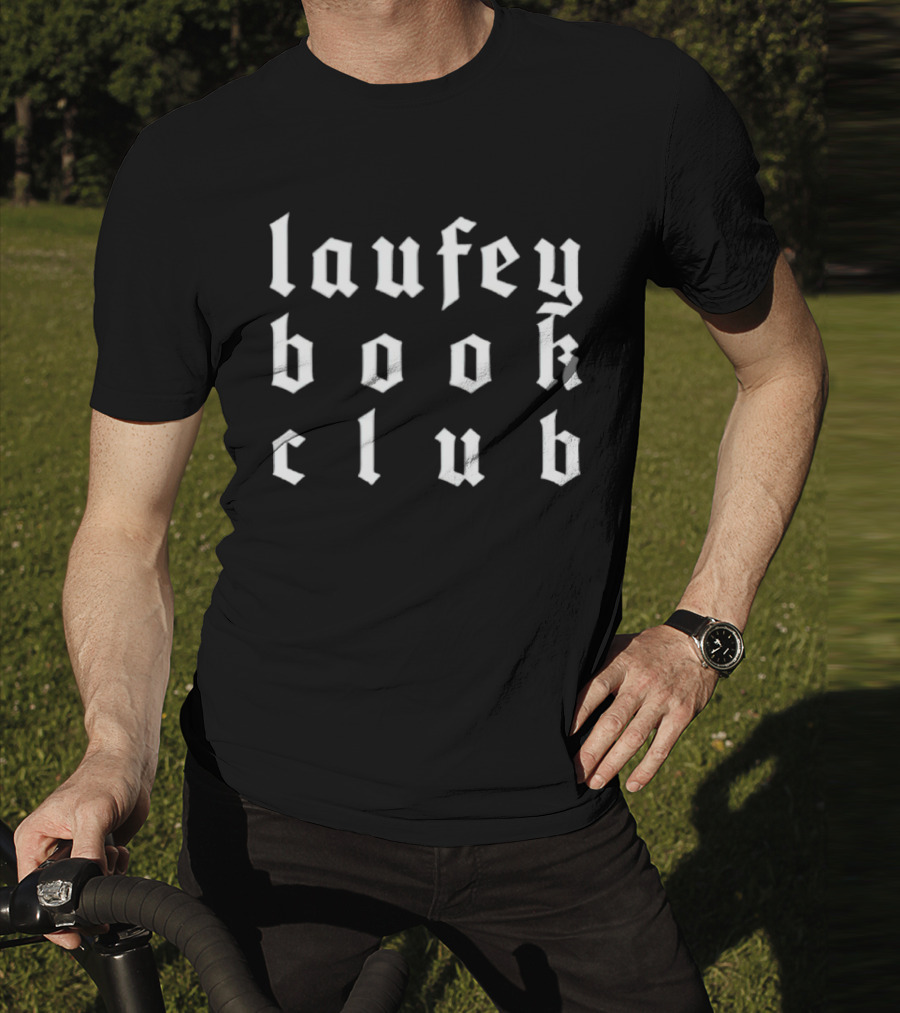 Laufey Book Club Gothic Font T-Shirt