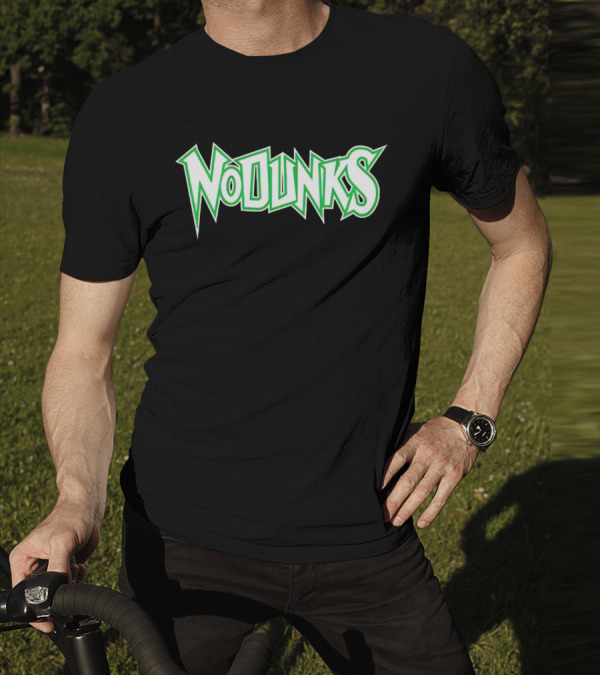 Minnesota Timberwolves No Dunks Bold Green Text T-Shirt