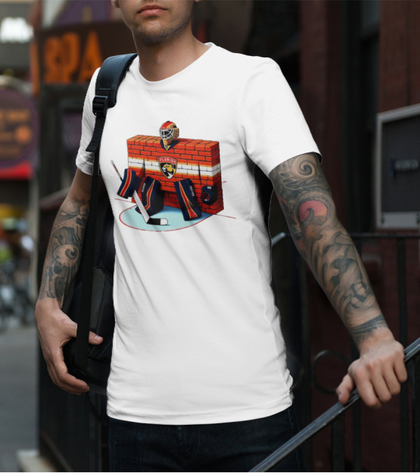 Florida Panthers Brick Wall Goalie Bod T-Shirt
