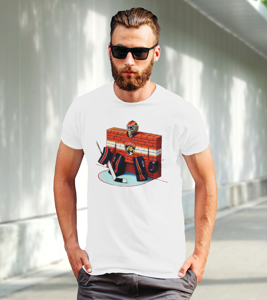 Florida Panthers Brick Wall Goalie Bod T-Shirt