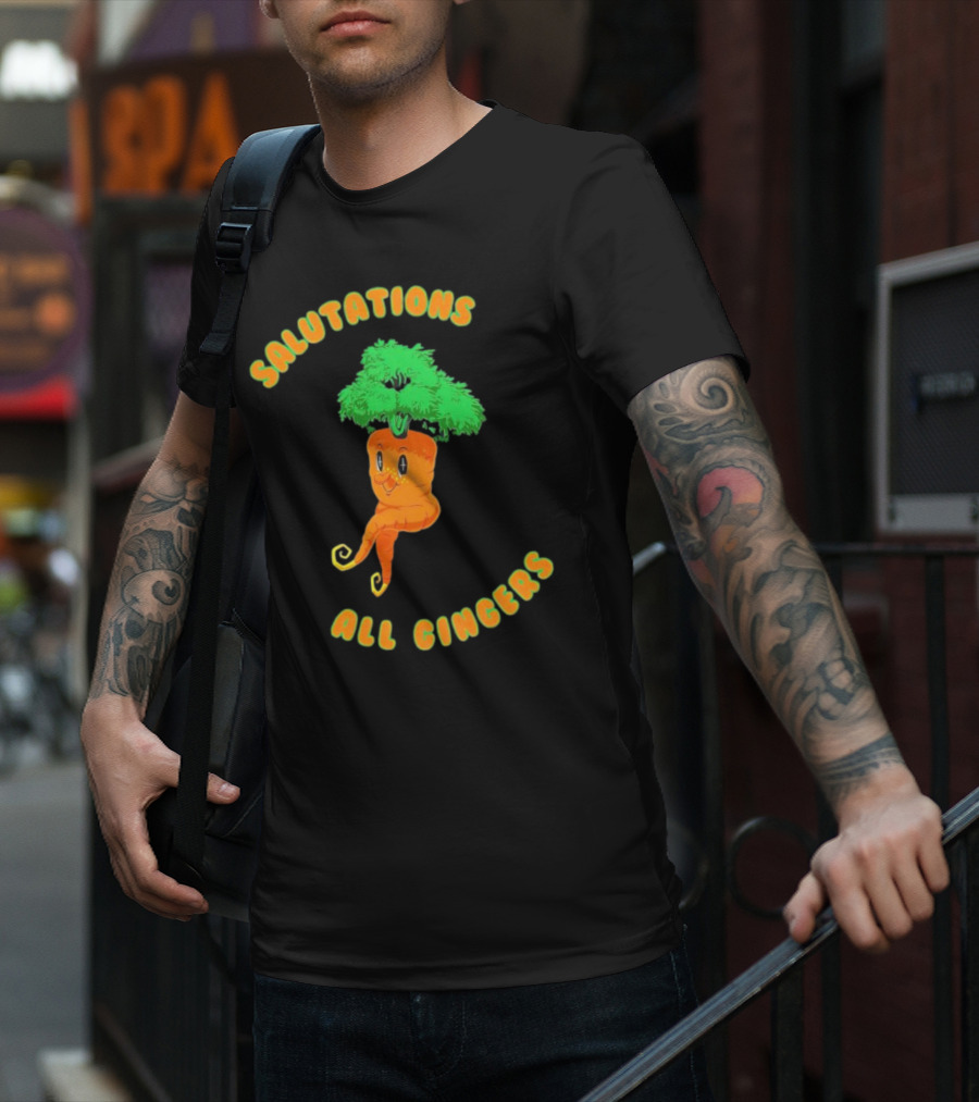 Salutations All Gingers Happy Carrot T-Shirt