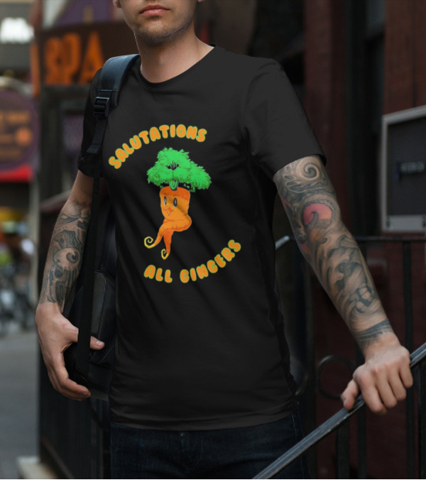 Salutations All Gingers Happy Carrot T-Shirt