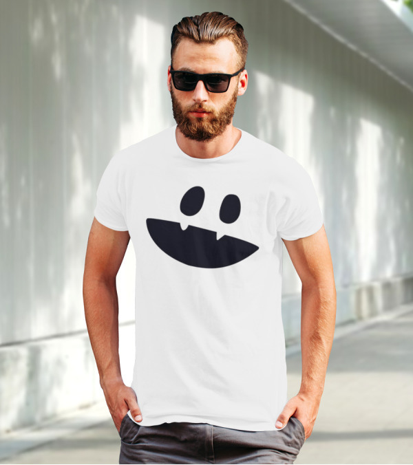Jack Frost Persona Black Smiley Face T-Shirt