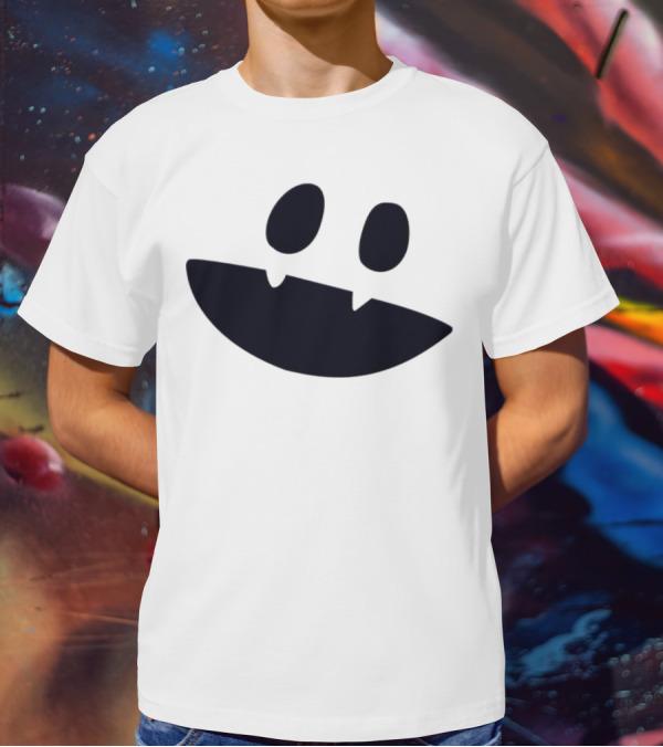 Jack Frost Persona Black Smiley Face T-Shirt