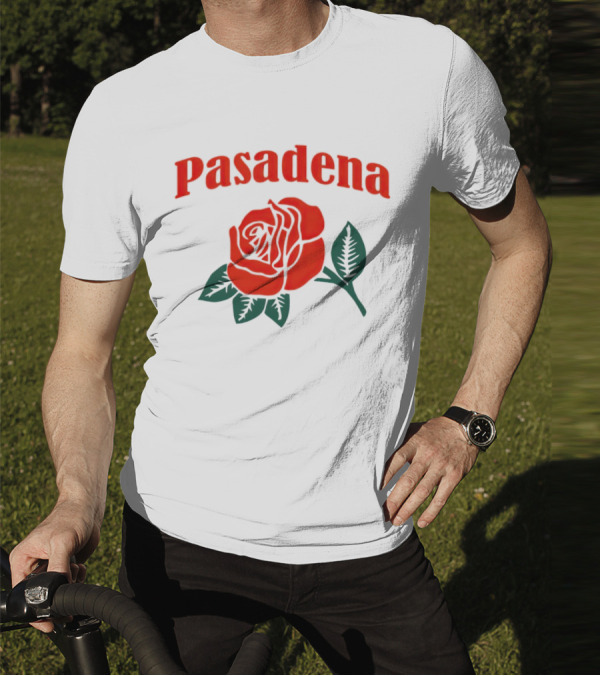 Pasadena Vintage Red Rose T-Shirt