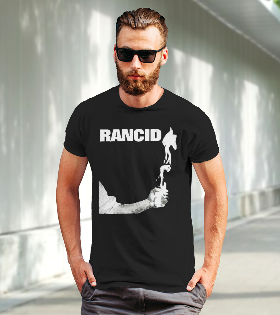 Rancid EP Cover Molotov Cocktail T-Shirt