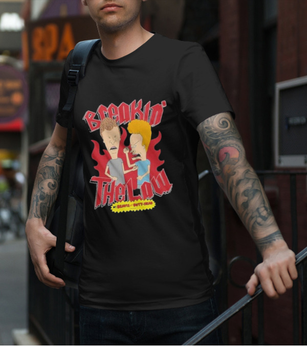 Beavis And Butt-Head Breakin The Law T-Shirt