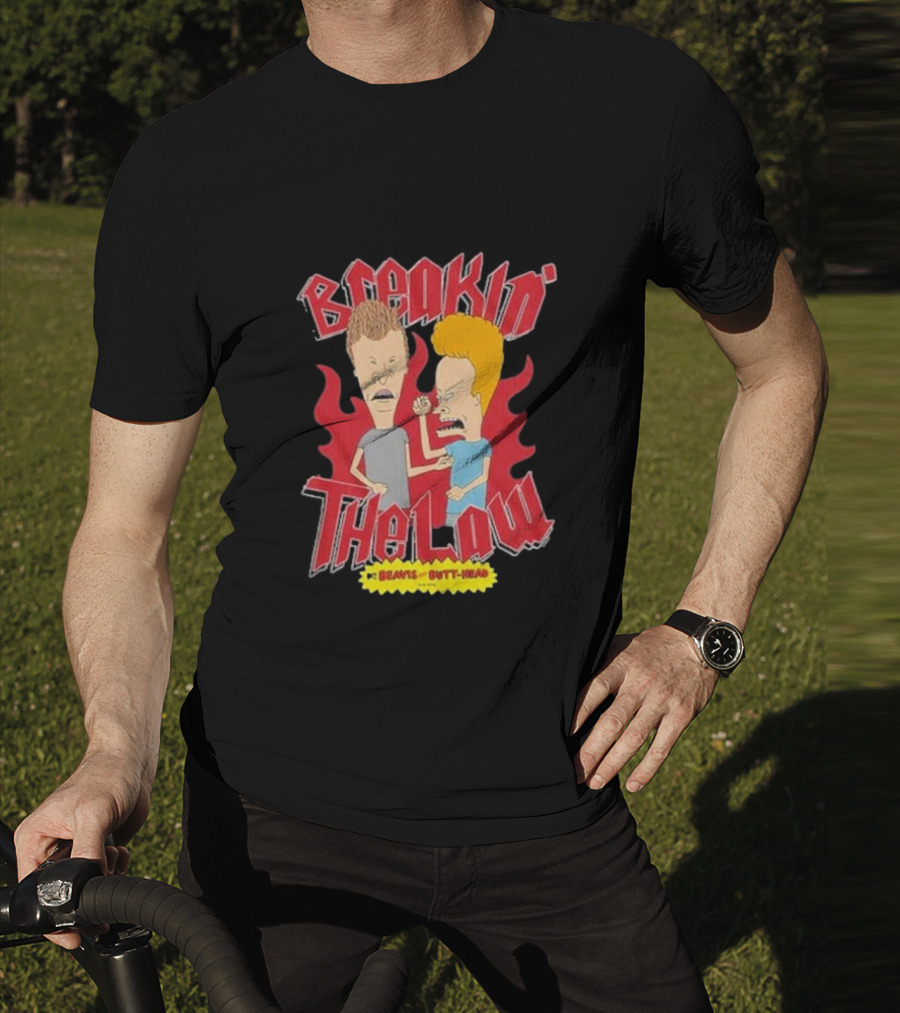 Beavis And Butt-Head Breakin The Law T-Shirt
