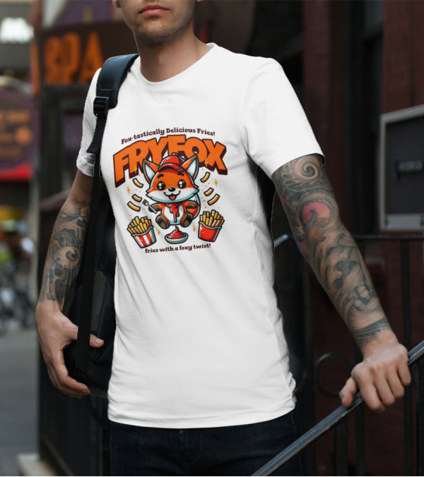 FRYFOX Fox-tastically Delicious Fries With A Foxy Twist T-Shirt