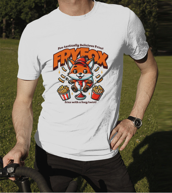 FRYFOX Fox-tastically Delicious Fries With A Foxy Twist T-Shirt