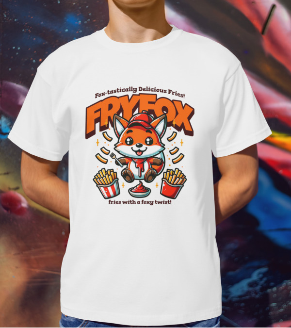 FRYFOX Fox-tastically Delicious Fries With A Foxy Twist T-Shirt