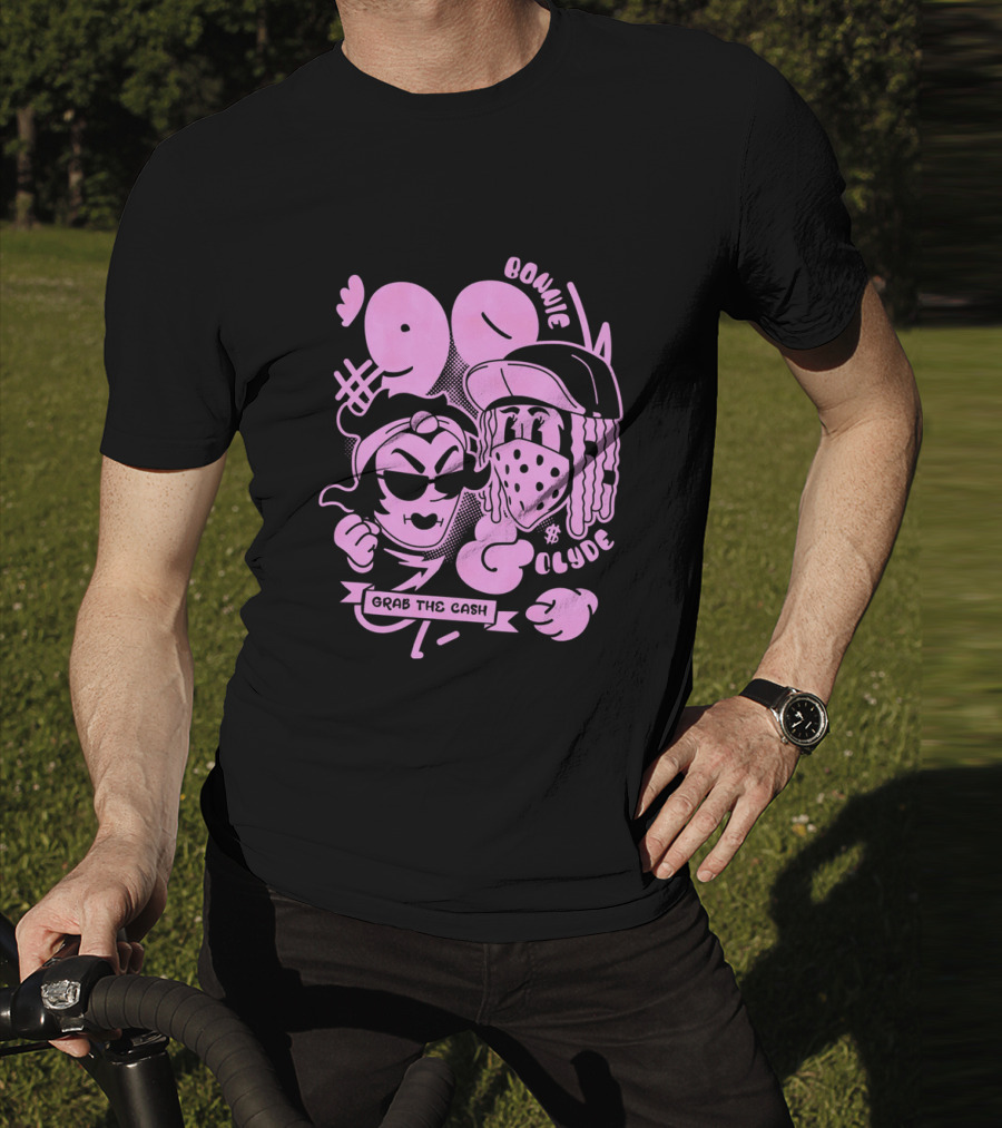90 Bonnie And Clyde Grab The Cash T-Shirt