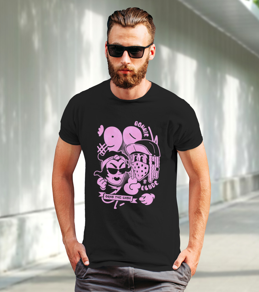 90 Bonnie And Clyde Grab The Cash T-Shirt