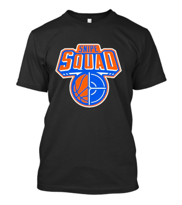 Snipe Squad Basketball Logo With Oklahoma City Thunder Colors T-Shirt