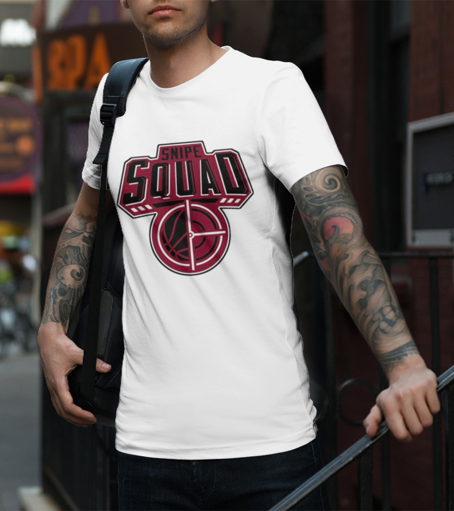 Toronto Raptors Snipe Squad Basketball Target T-Shirt