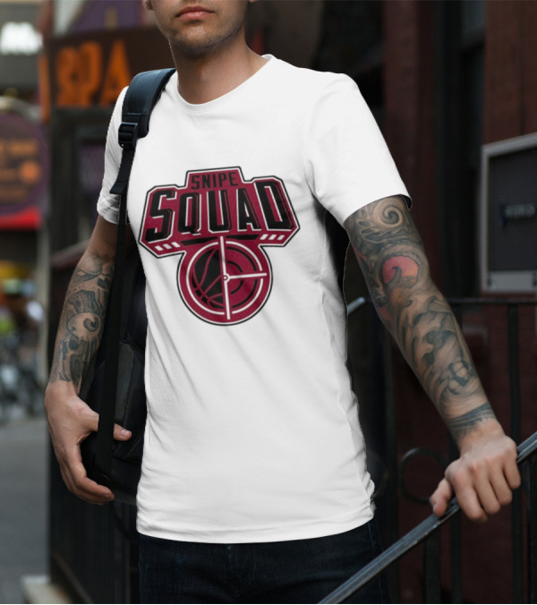 Toronto Raptors Snipe Squad Basketball Target T-Shirt