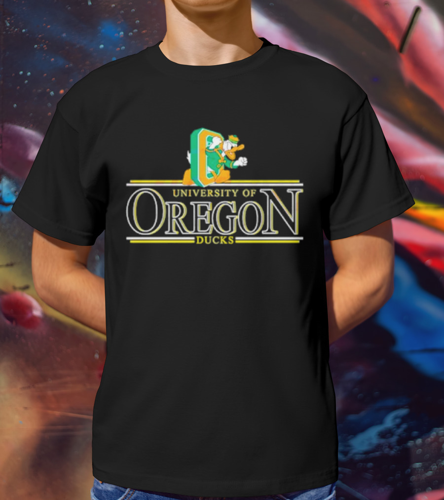 University Of Oregon Ducks Vintage 90s Iconic Mascot T-Shirt