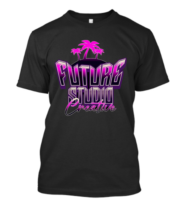 Future Studio Creative Synthwave Neon Palms T-Shirt