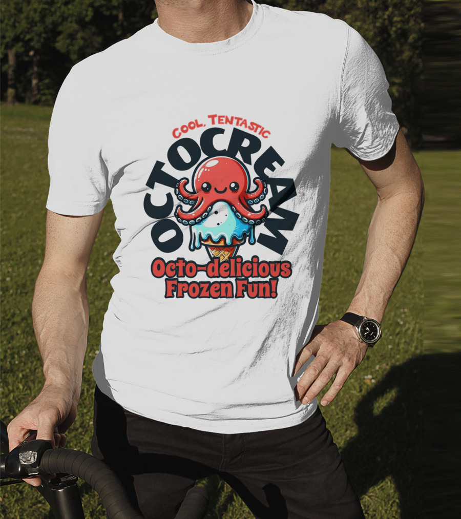 Cool Tentastic Octo-delicious Frozen Fun Octocream T-Shirt