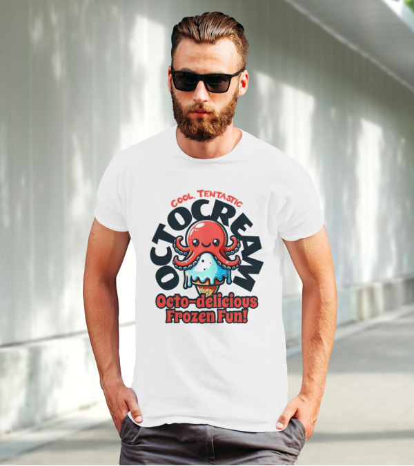 Cool Tentastic Octo-delicious Frozen Fun Octocream T-Shirt