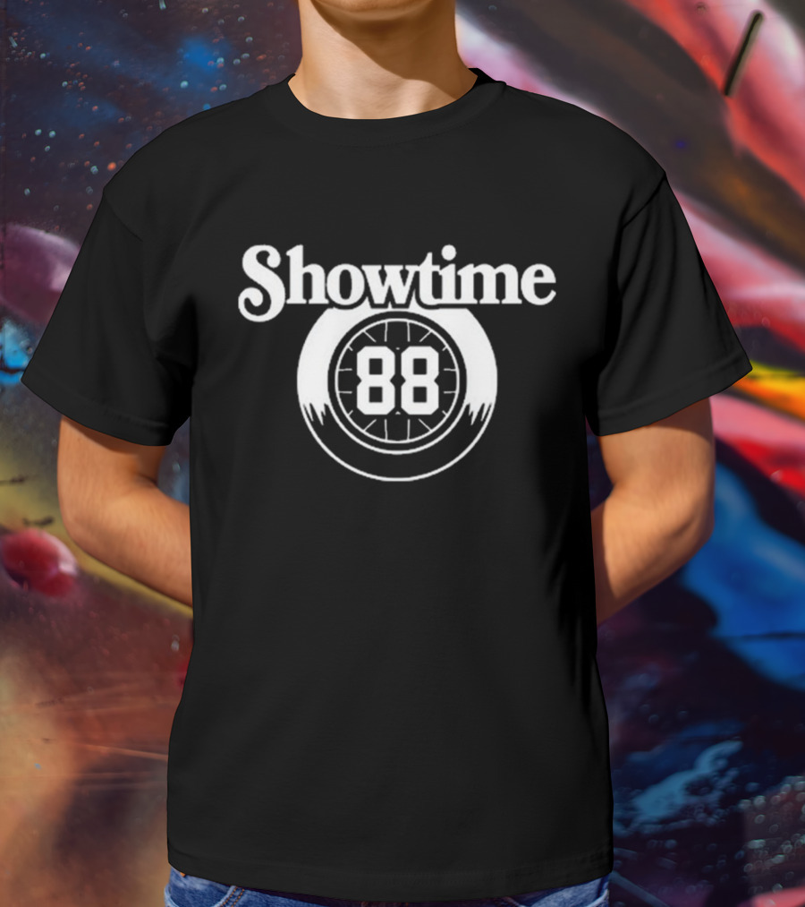 Showtime 88 Detroit Basketball Vintage Throwback T-Shirt