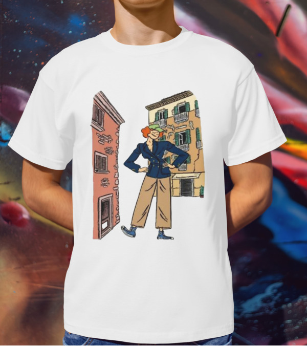 Dick Carroll X Roy Roger’s Positano Chic Casual Stroll T-Shirt