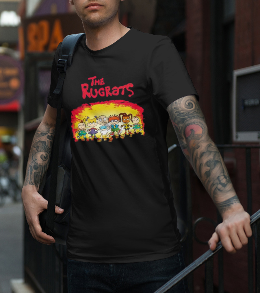 The Rugrats Characters X The Warriors Fusion T-Shirt