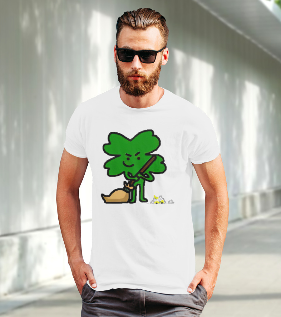 Boston Celtics Sweeping Shamrock Victory T-Shirt