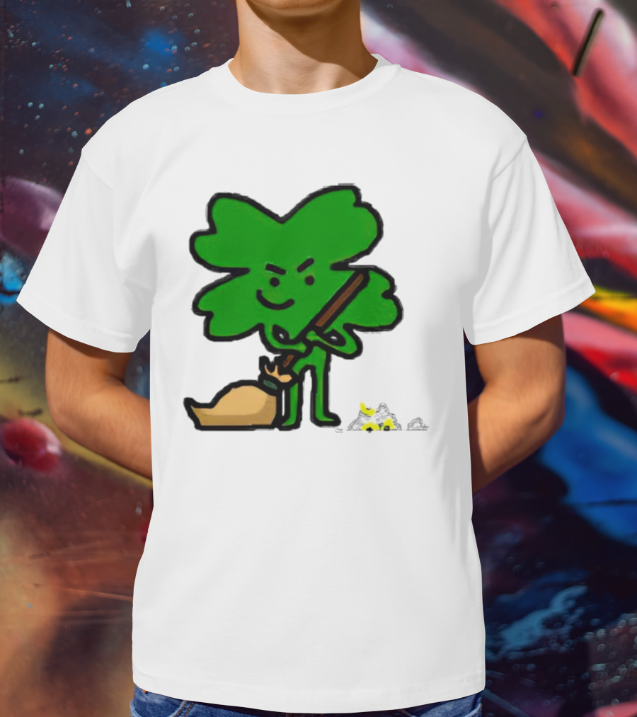 Boston Celtics Sweeping Shamrock Victory T-Shirt