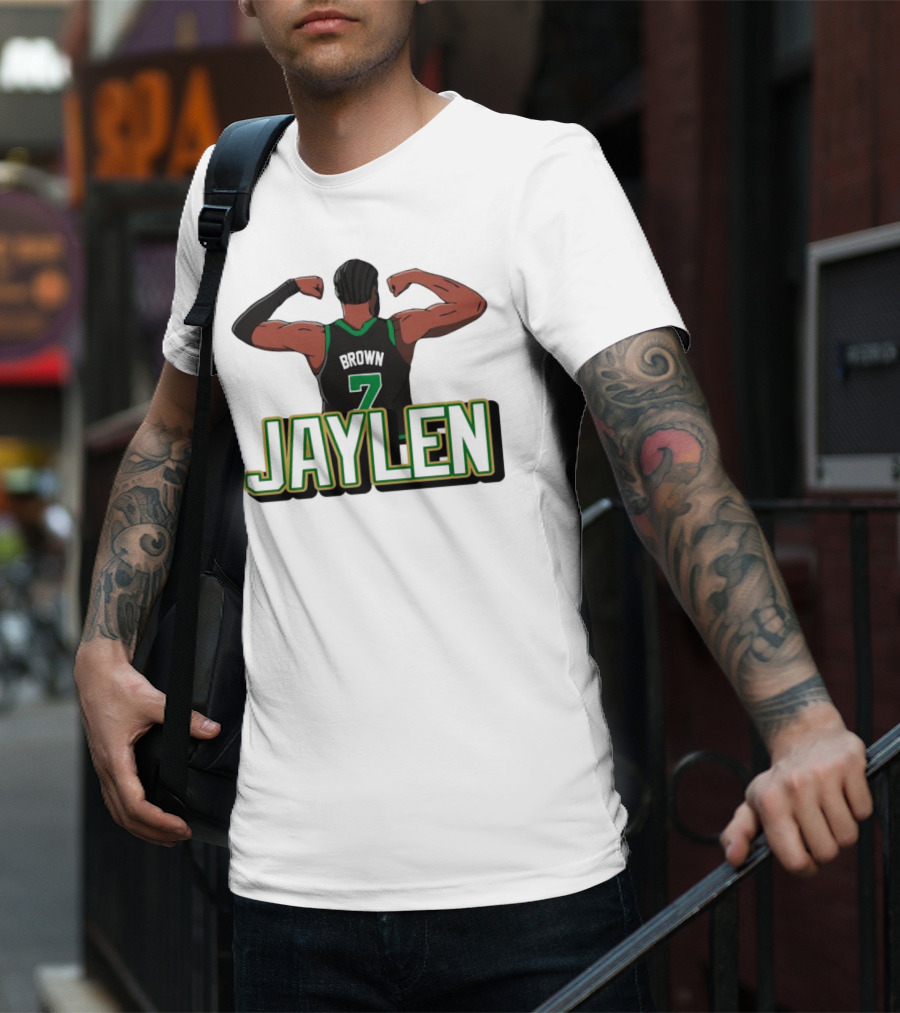 Jaylen Brown Number 7 Flex Boston Celtics T-Shirt