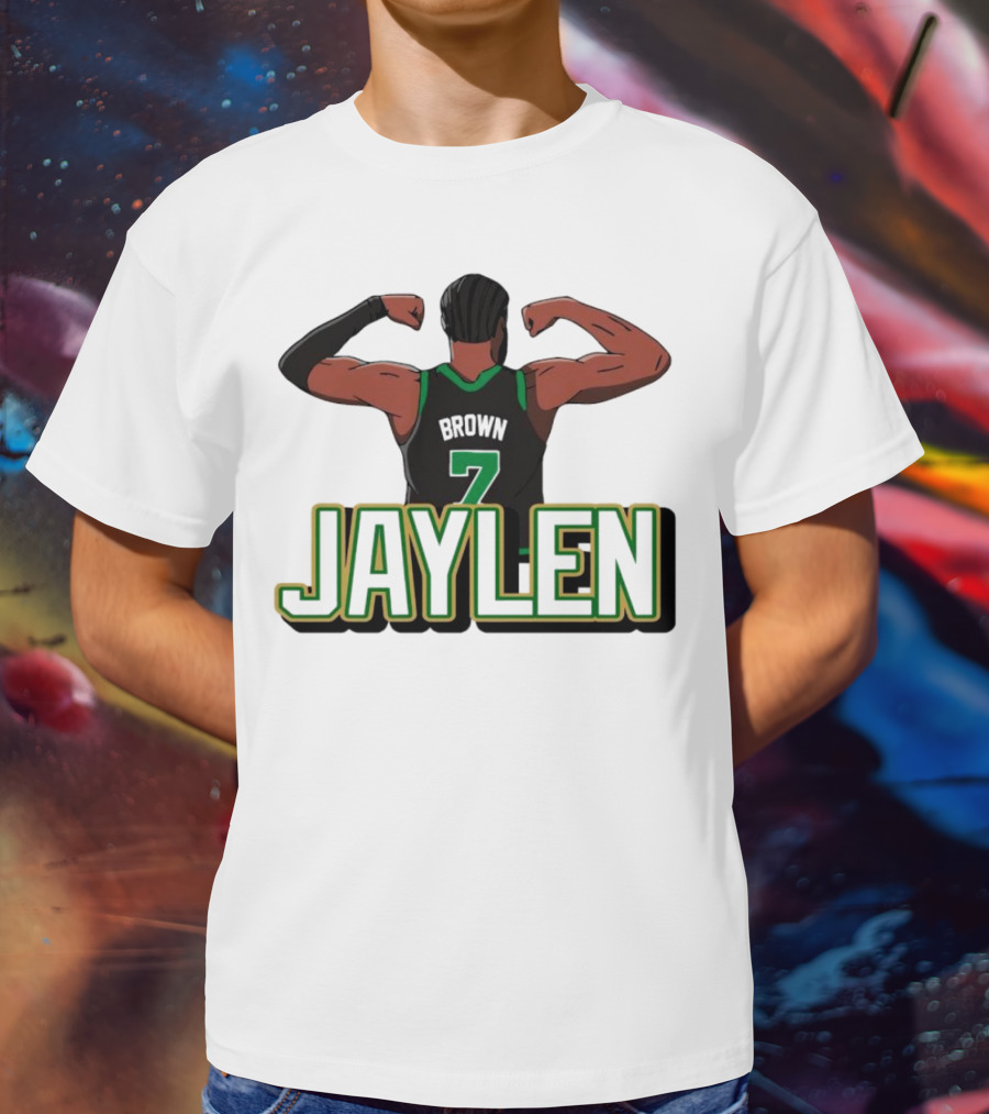Jaylen Brown Number 7 Flex Boston Celtics T-Shirt