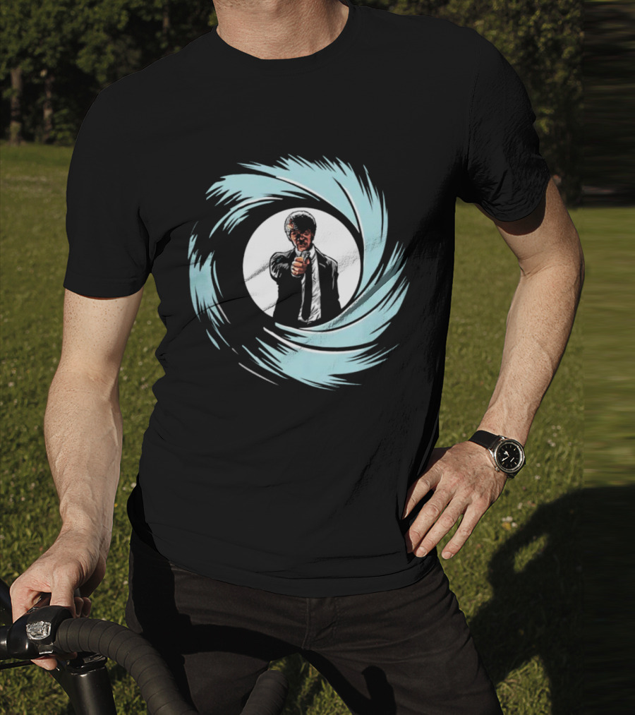 Jules Winnfield Agent BMF Bond Style Spiral T-Shirt