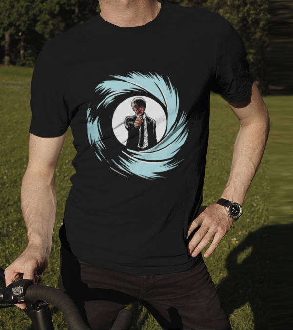 Jules Winnfield Agent BMF Bond Style Spiral T-Shirt